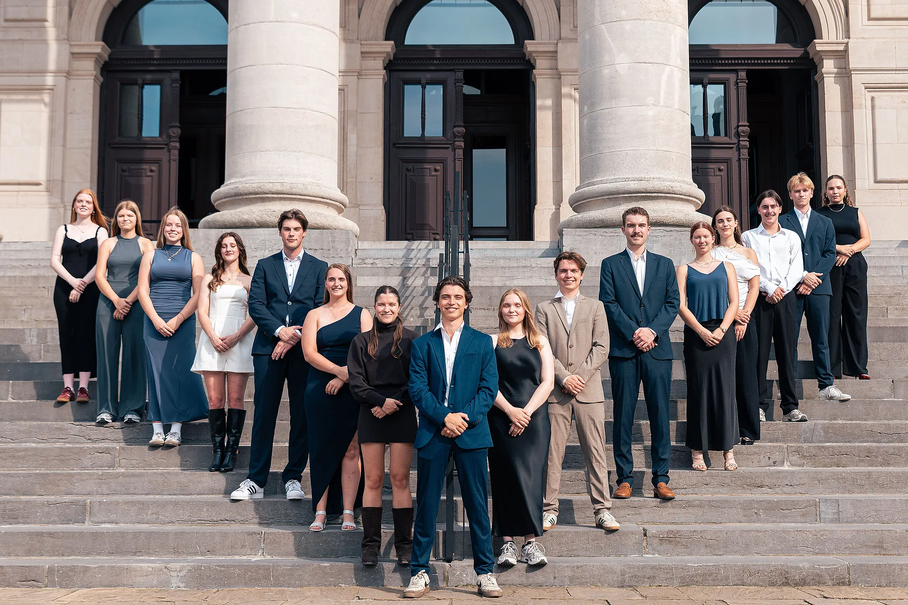 Groepsfoto van het PSW-praesidium academiejaar 2026-2027